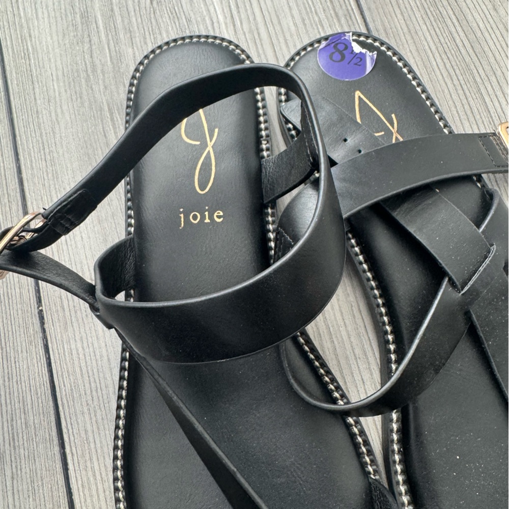 Joie Lennox Toe Ring Strappy Sandals - 8.5 - Picture 2 of 3